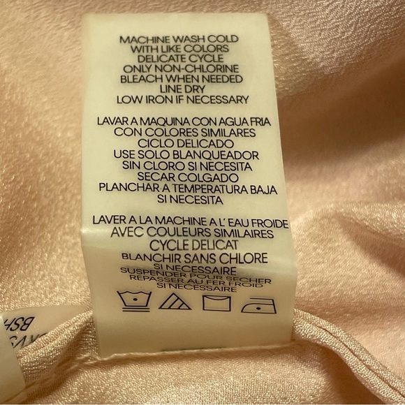 CALVIN KLEIN Long Sleeve Utility Blouse in Coral - Picture 6 of 6